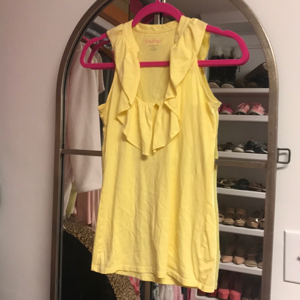 Lilly Pulitzer ruffle top XS